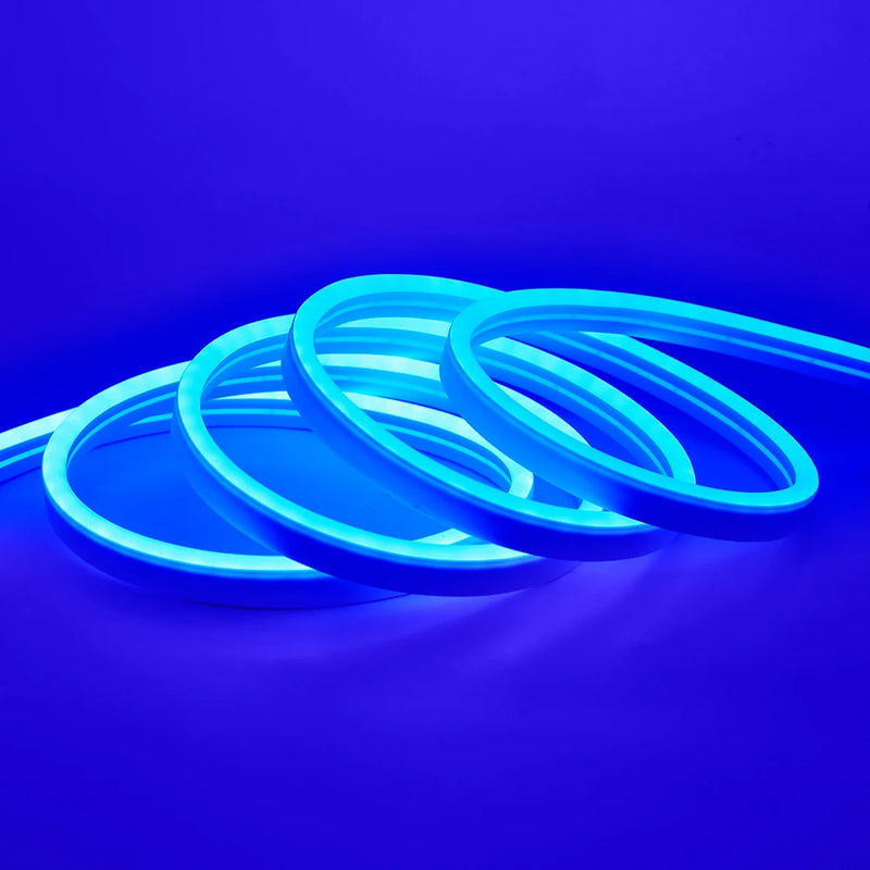 DC 12V LED Neon Strip Rope Lights - Flexible IP67 Waterproof Light for Home, Signs, and Decorations