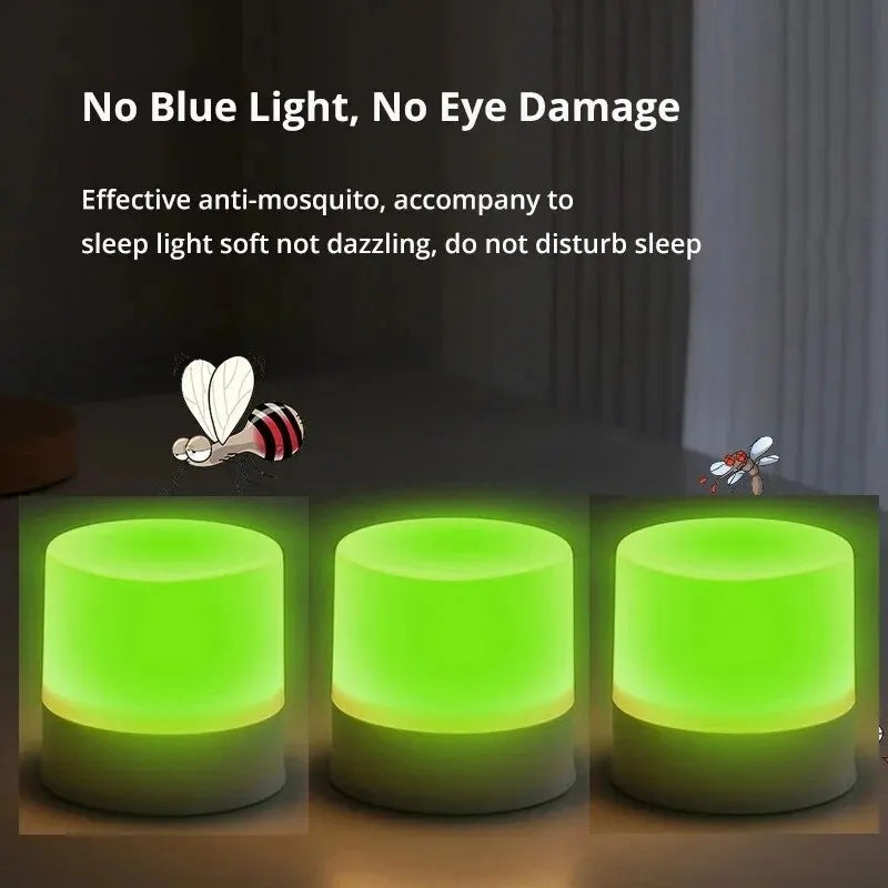 3Pcs USB Mosquito Repellent Night Light – LED Portable Mini Lamp for Bedroom, Home, and Travel