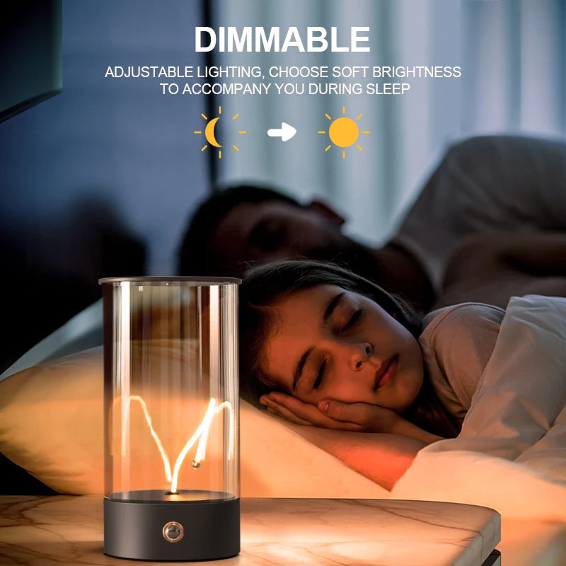 Cordless Rechargeable LED Table Lamp - Touch Sensor, Magnetic Design, Dimmable Night Light